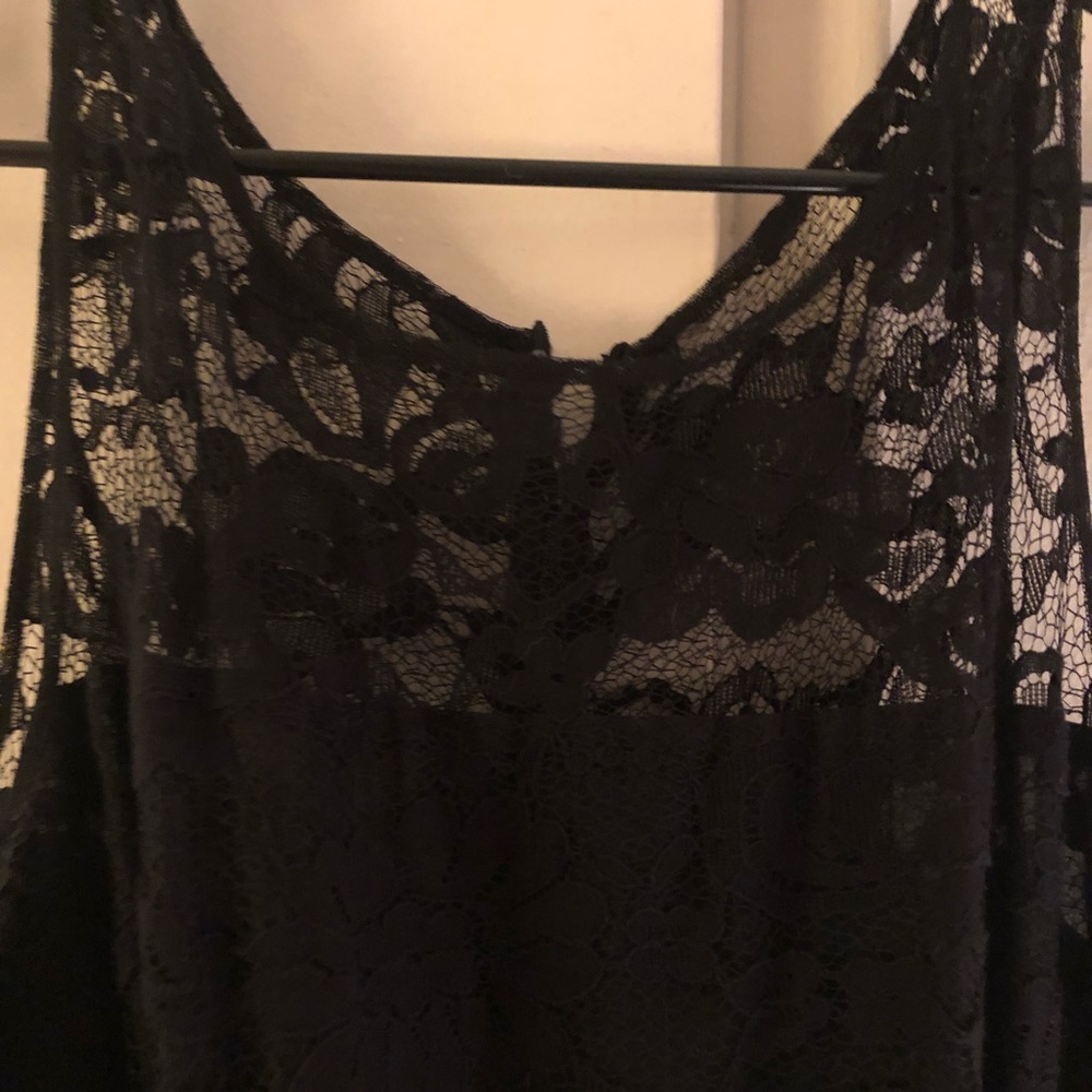 Black Lace Dress - BB Dakota size 12 - Picture 4 of 5